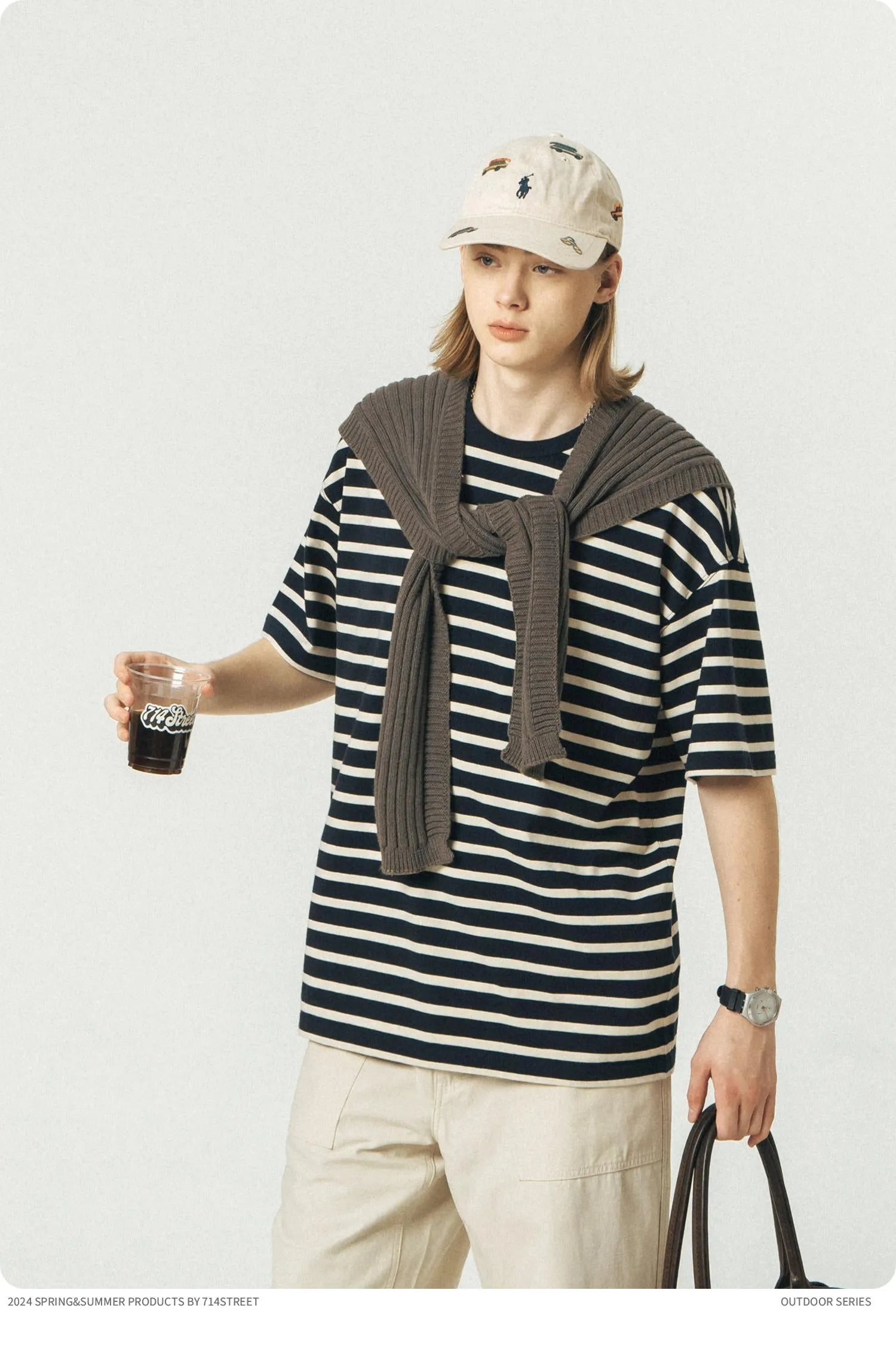 714STREET ボーダーTシャツ 714ST038