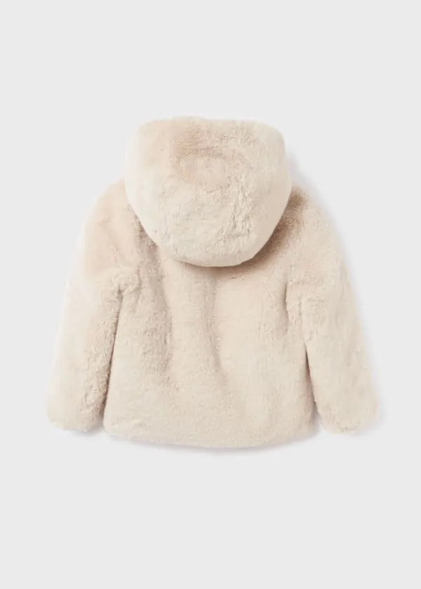 Abel & Lula Reversible Faux Fur Puffer Jacket