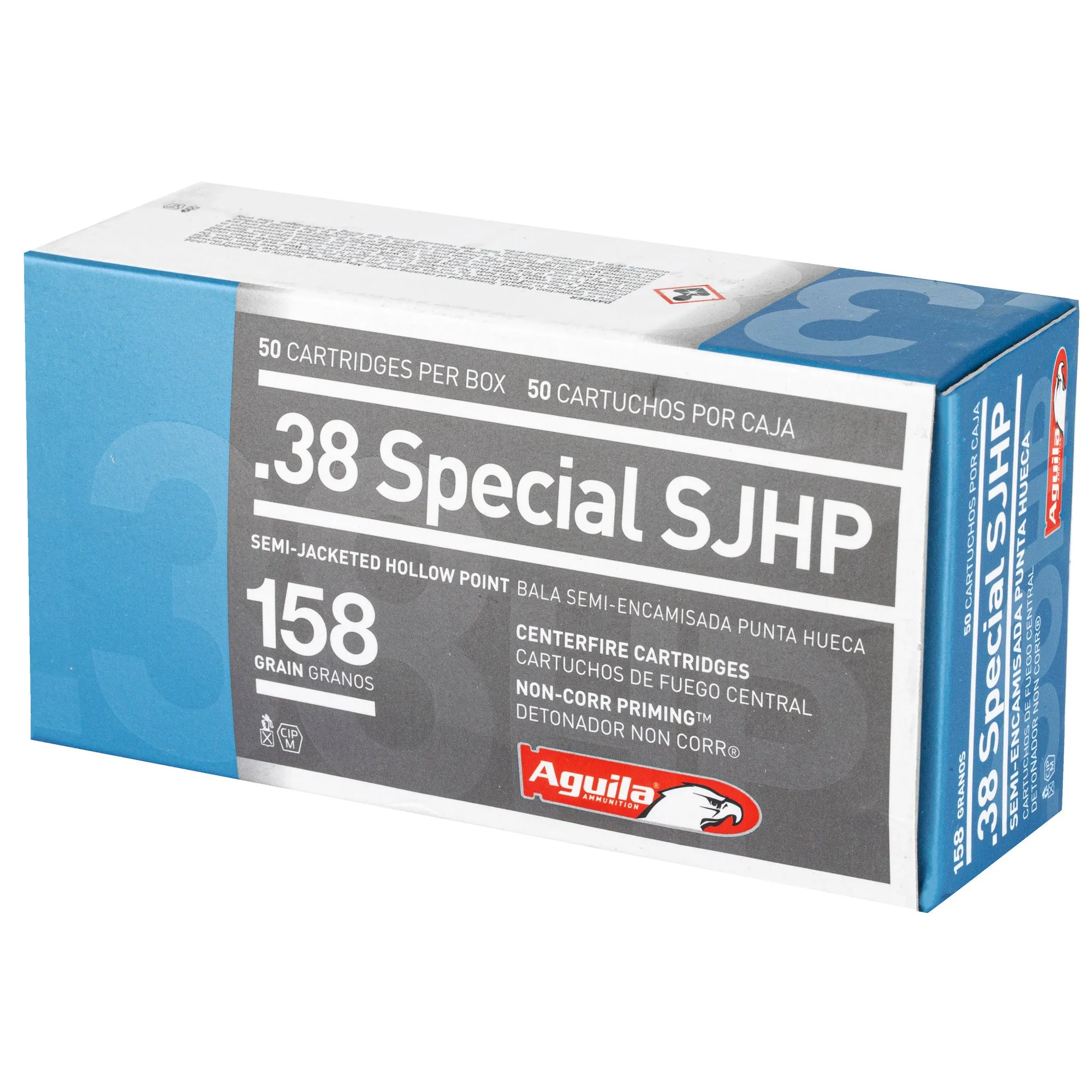 Aguila 38spl 158gr Sjhp 50-500