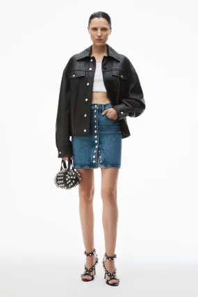 Alexander Wang | Denim Comfort Stretch Mini Skirt