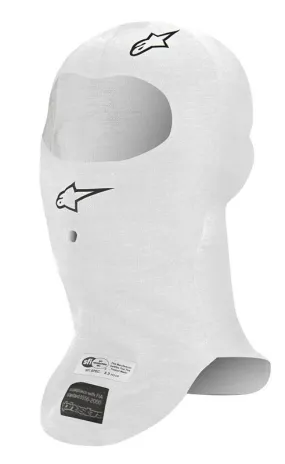 ALPINESTARS ZX BALACLAVA EVO WHITE SZ O/S SFI 3.3 /FIA