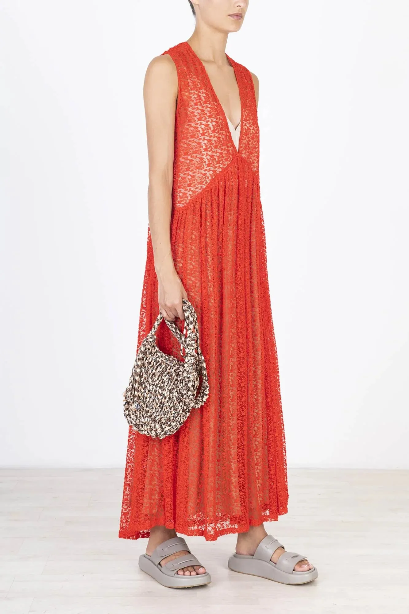 Alysi - Lace Dress: Papavero