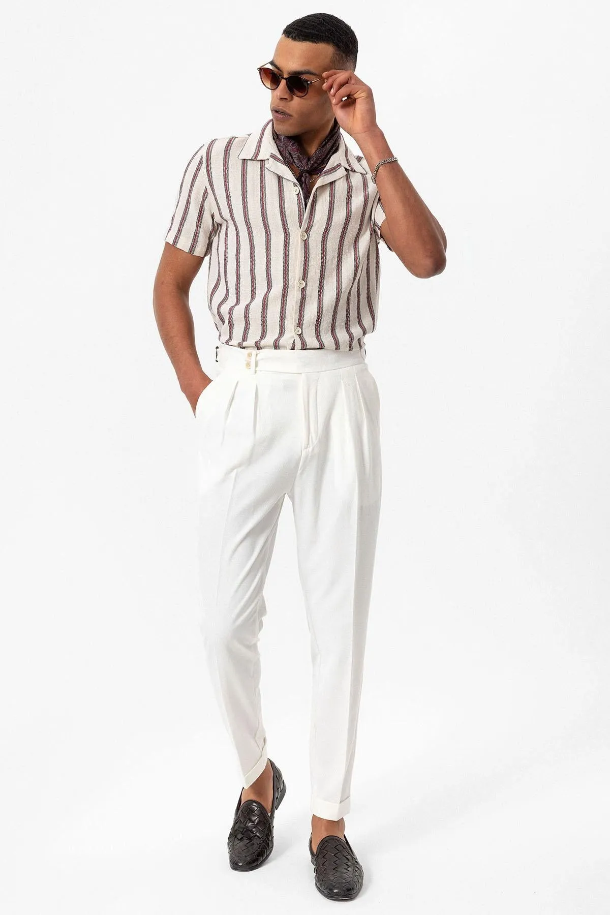 ANT Camp  Collar Striped Men's Shirt - Gary