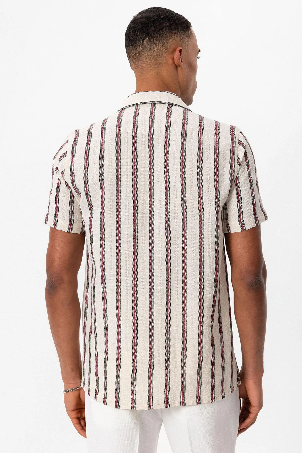 ANT Camp  Collar Striped Men's Shirt - Gary