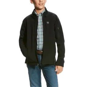 Ariat Boy's Vernon 2.0 Black Stretch Softshell Jacket