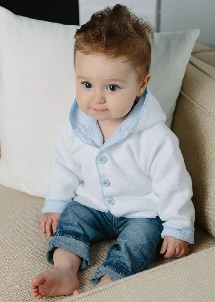 Baby Lined Hooded Sweater Jacket