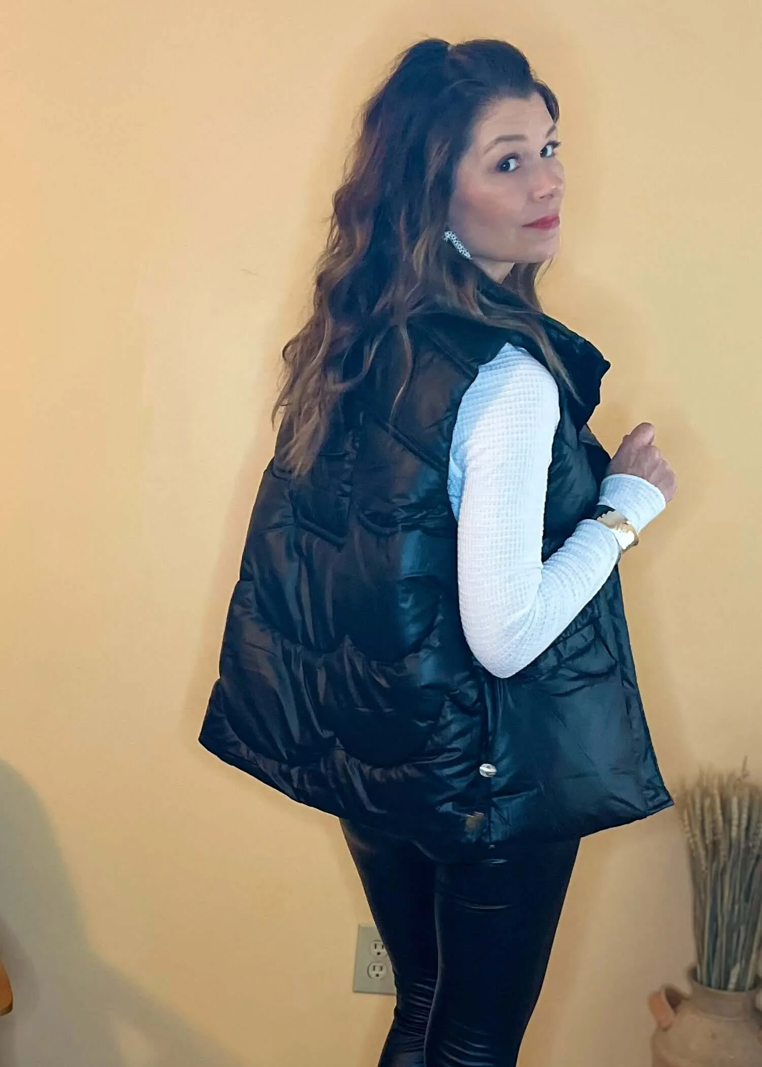 Bailey Puffer Vest - Black