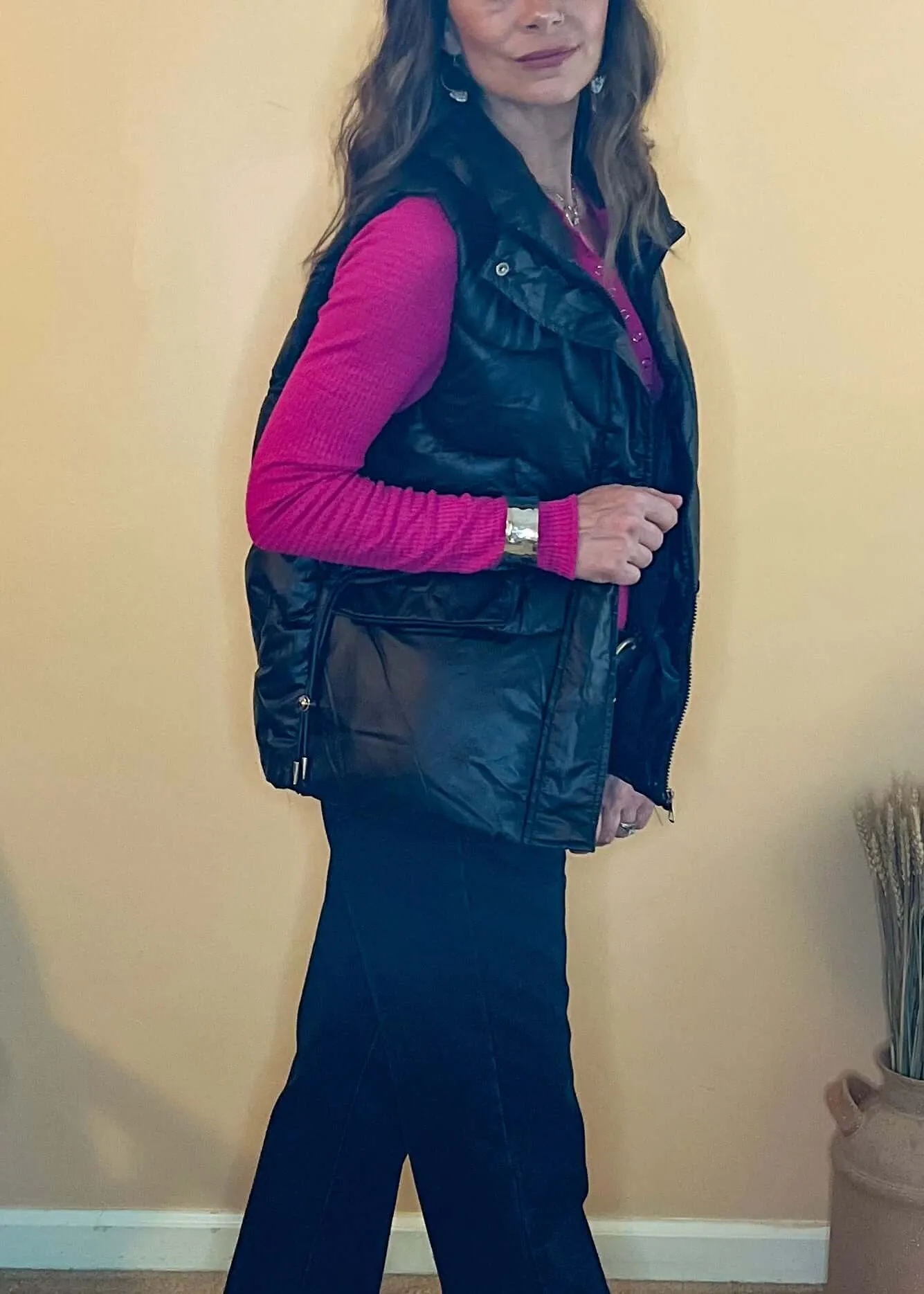 Bailey Puffer Vest - Black