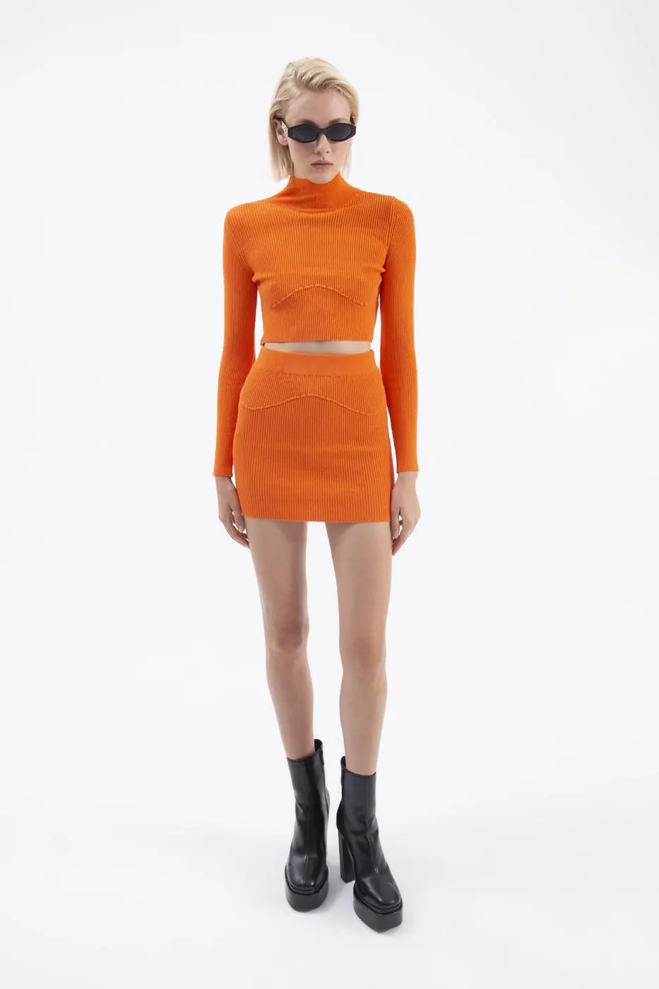 BSL Women Knitted mini skirt - Bagnolet