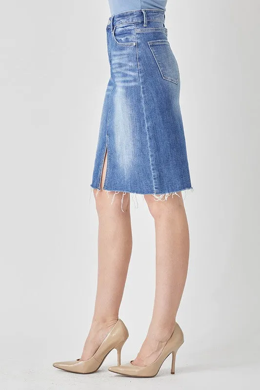 Camilla High Rise Pencil Skirt with Slit