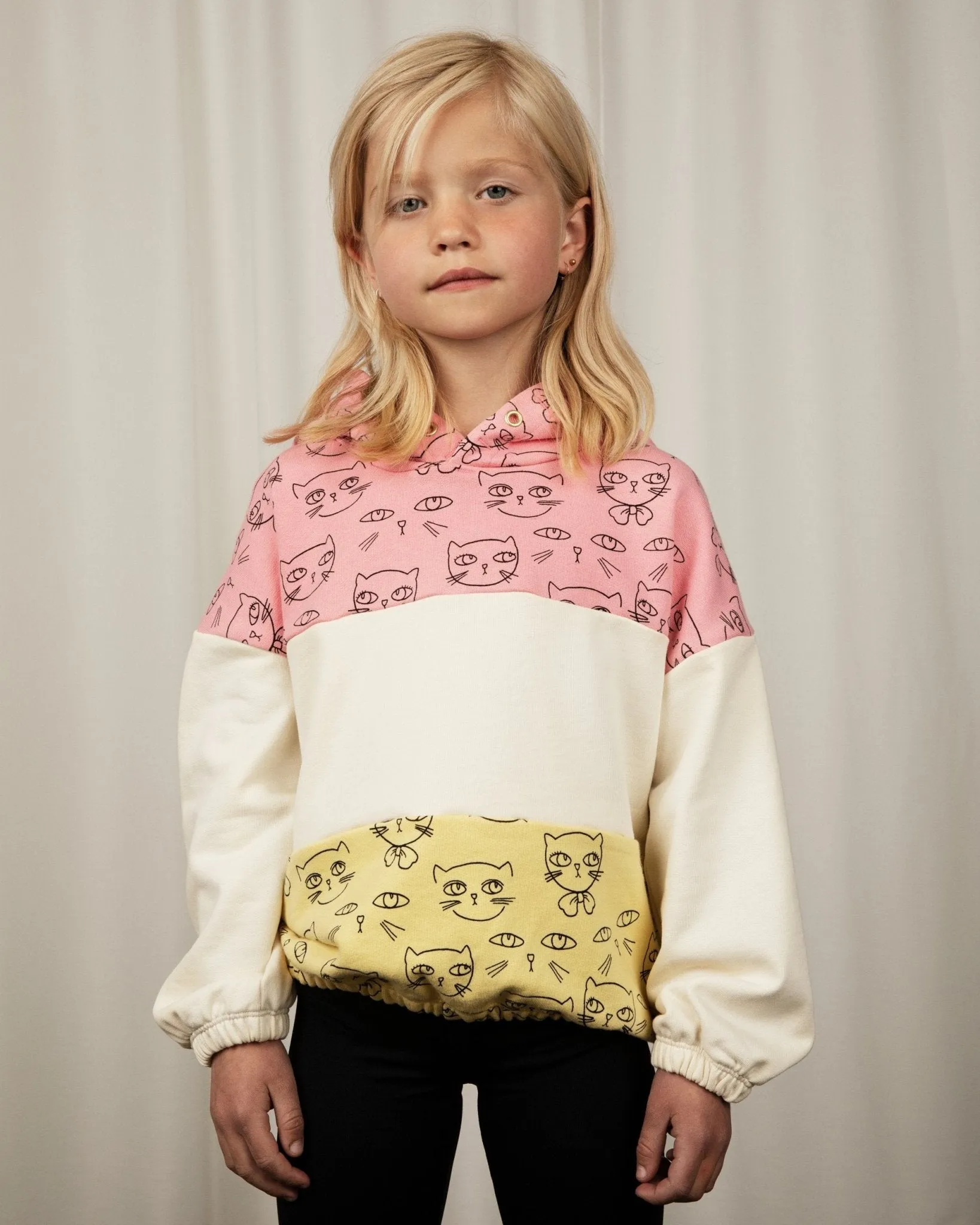 Cathletes Hoodie Sweatshirt by Mini Rodini