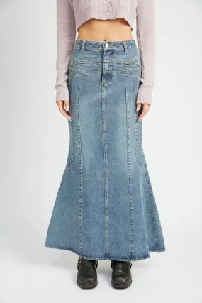 Champagne Problems Maxi Skirt