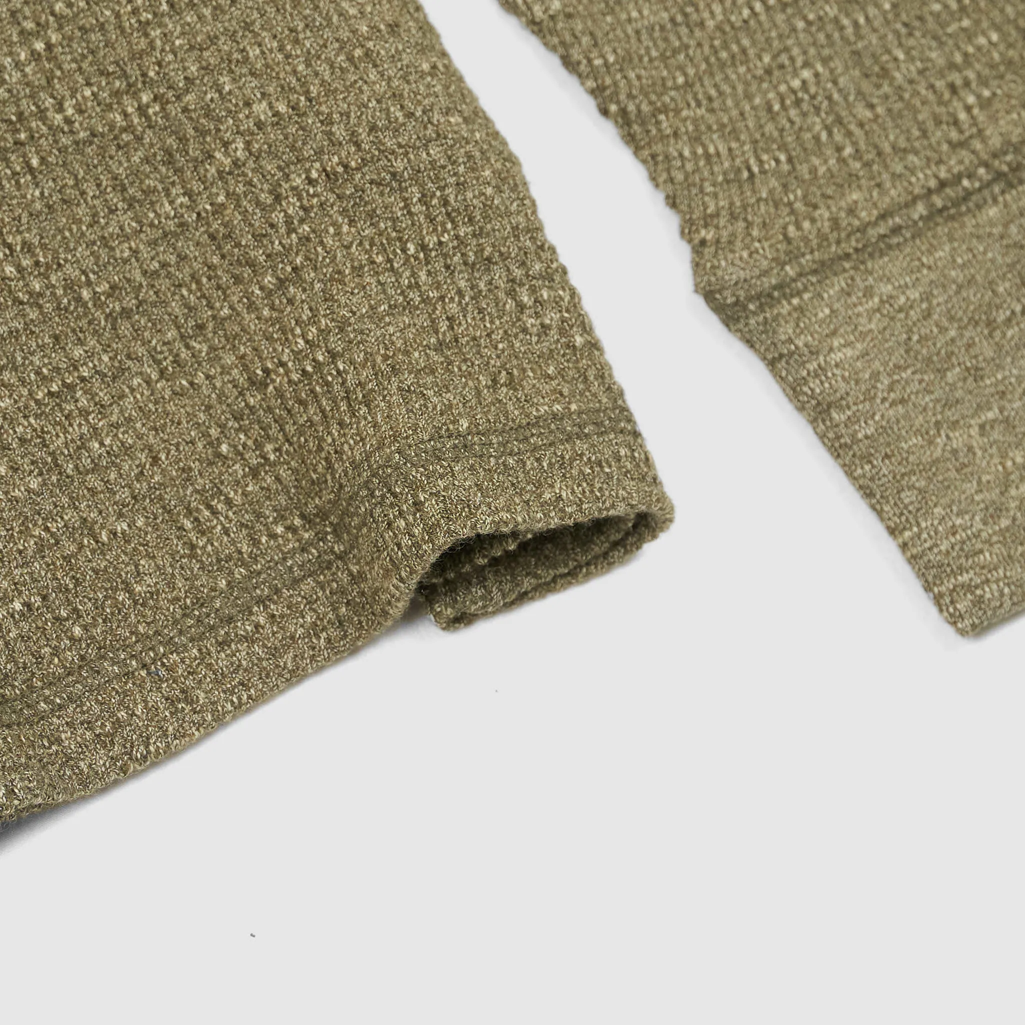 Double RL Long Sleeve Waffle Henley Shirt