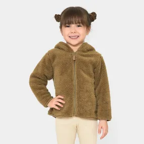 Farm Friends Flurry Knitted Brown Jacket