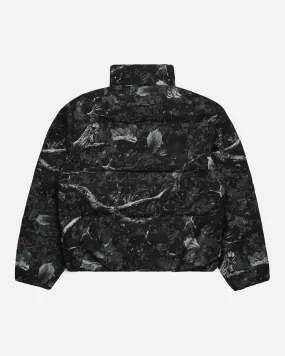 Fugazi Sniper Camo Puffer Jacket Black