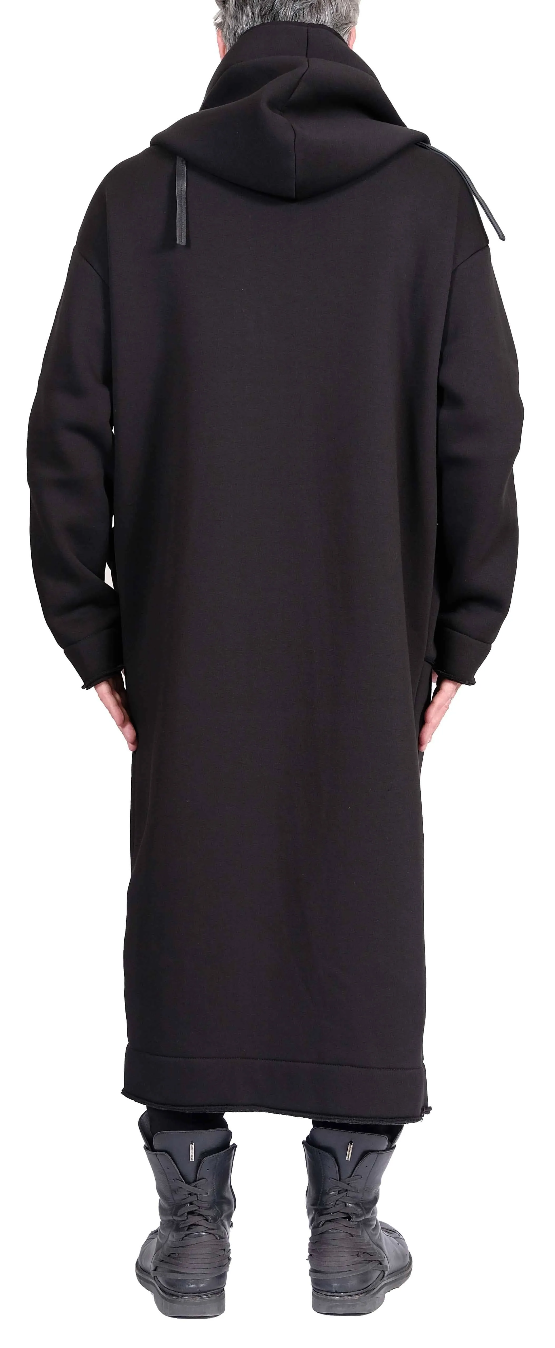 Hooded Coat with Zips