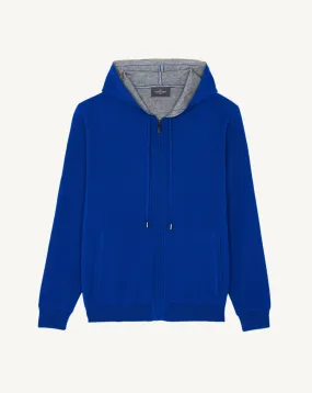 Hoodie zippé double face