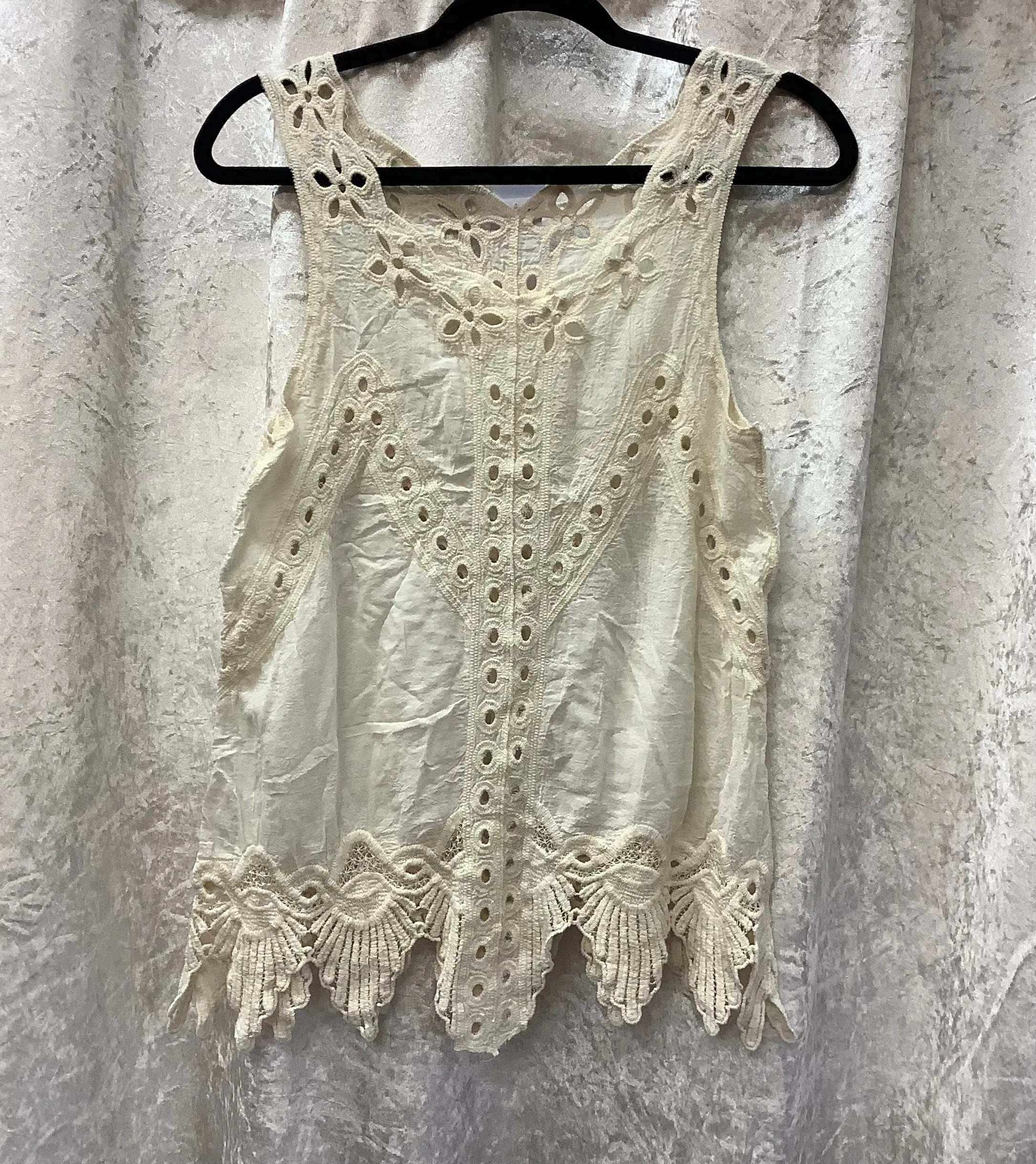 INEZ Embroidered Vest Top