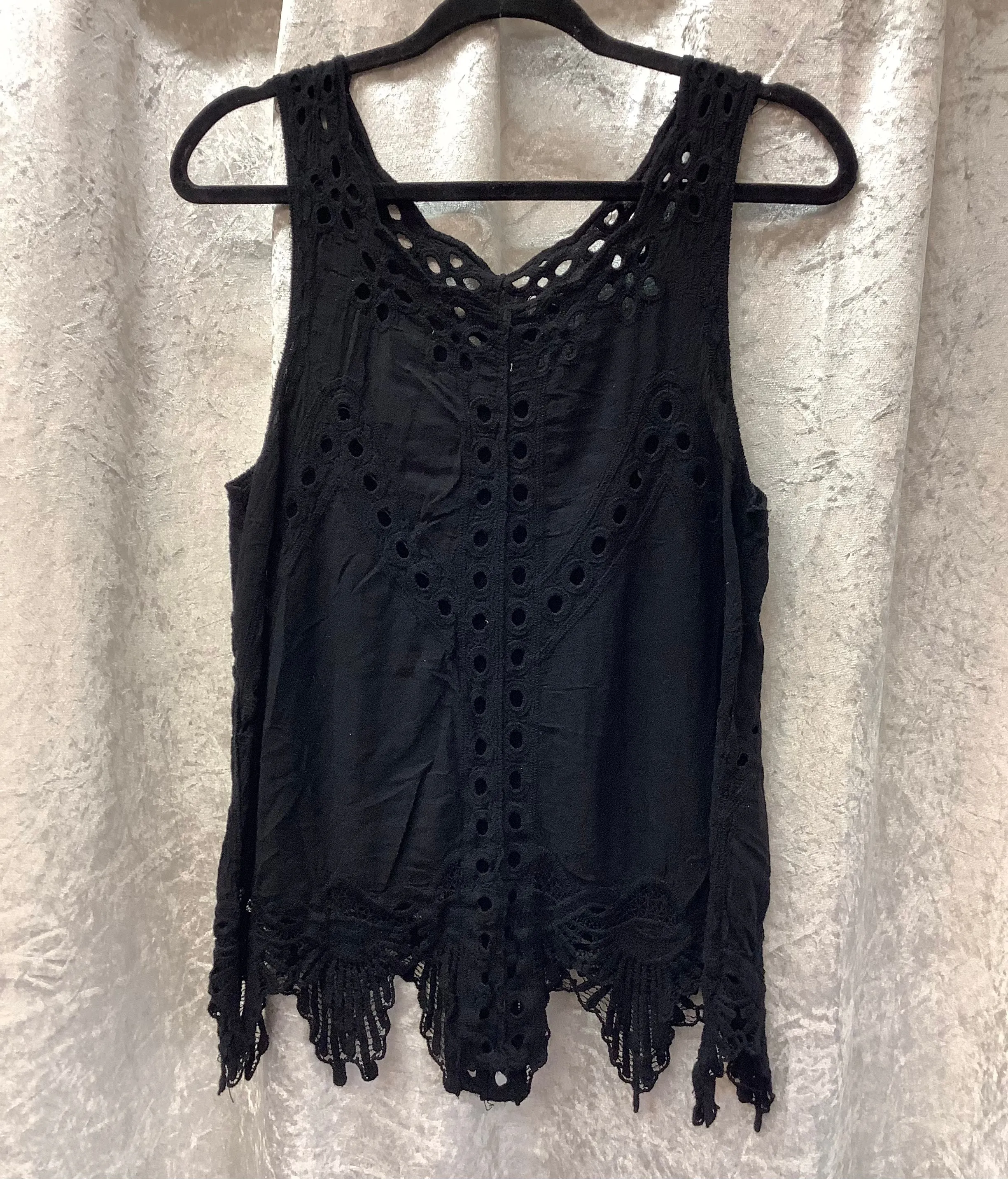 INEZ Embroidered Vest Top