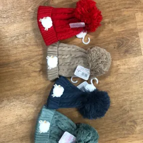 Infant sheep Bobble Hat