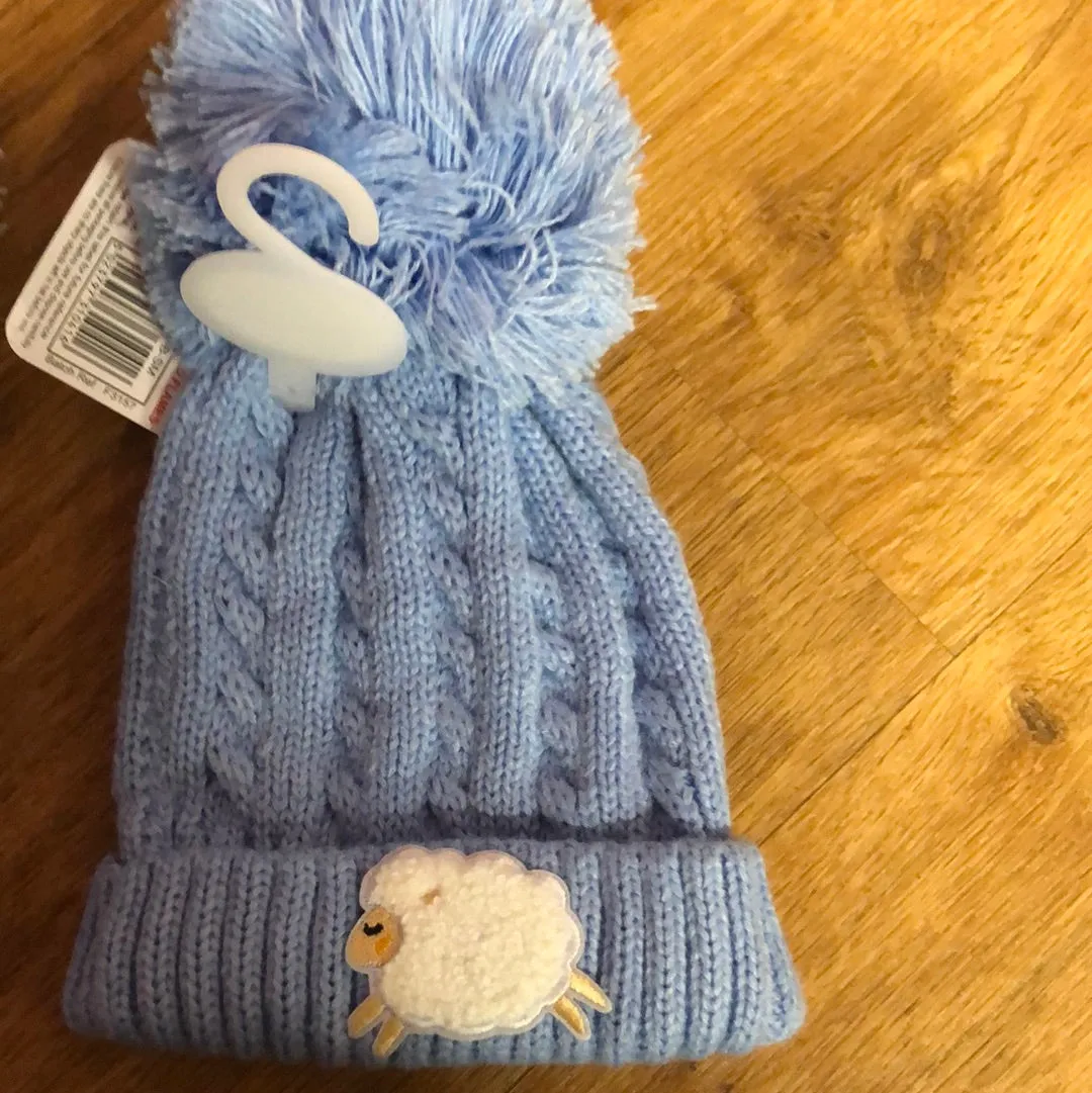 Infant sheep Bobble Hat