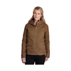 Kuhl Women's Law Fleece Lined Hoody - Dark Khaki