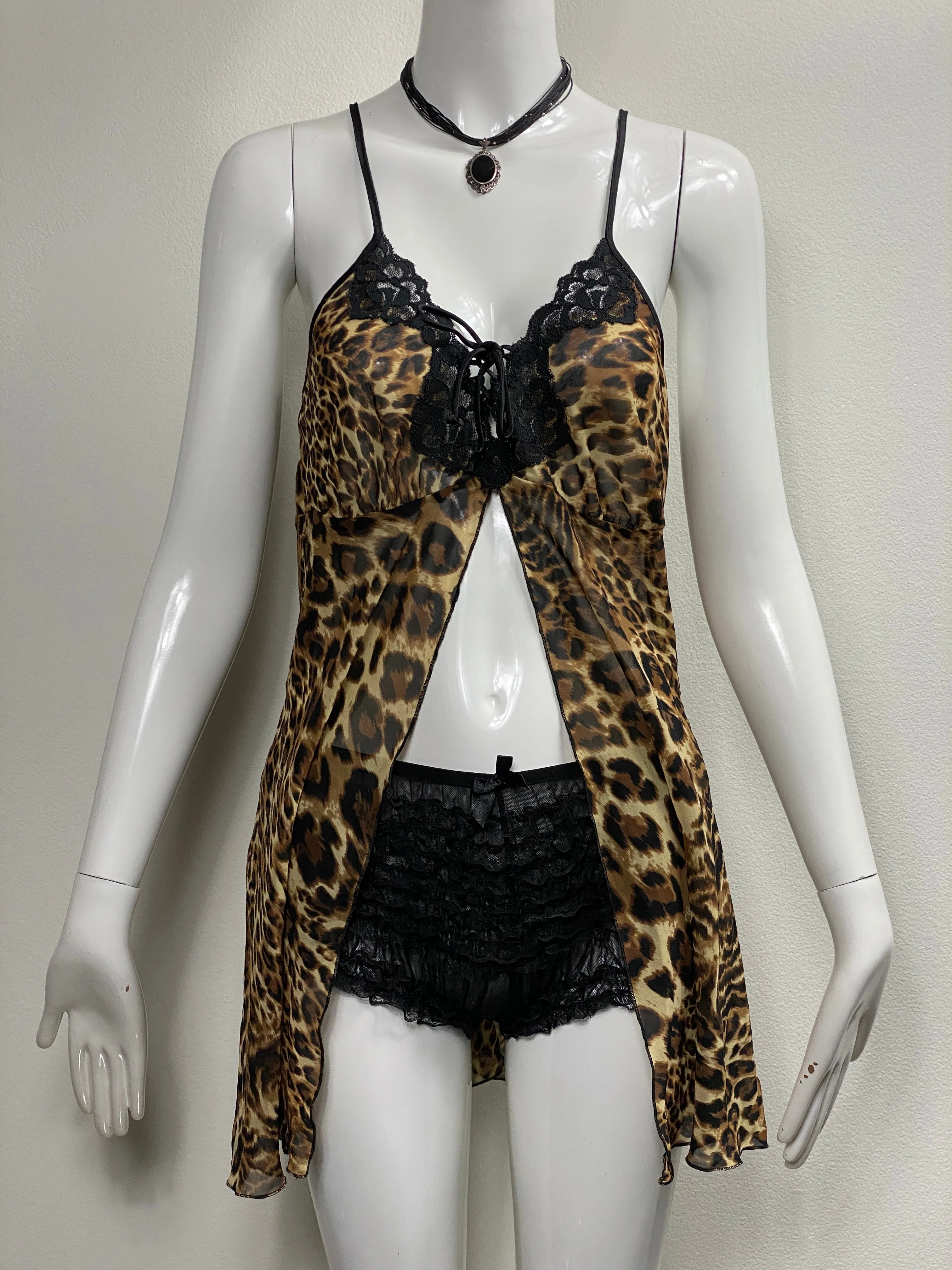 Leopard Slip Dress