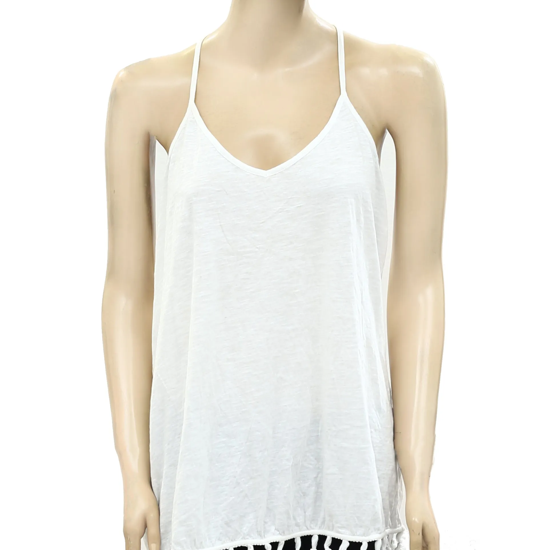Lilly Pulitzer Tassel Ivory Camisole Tunic Top