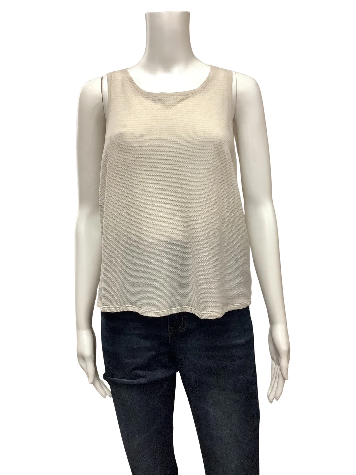 Lululemon Women's Tank Top Ivory Light Weight Size: 14