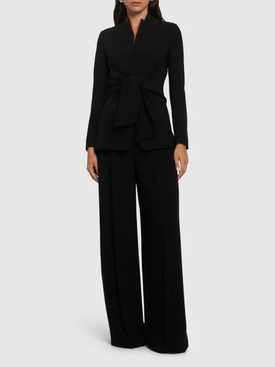 Max Mara   Seggio cady self-tie jacket 