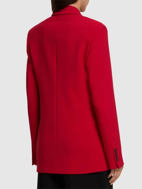 MSGM   Double crepe cady single breast jacket 