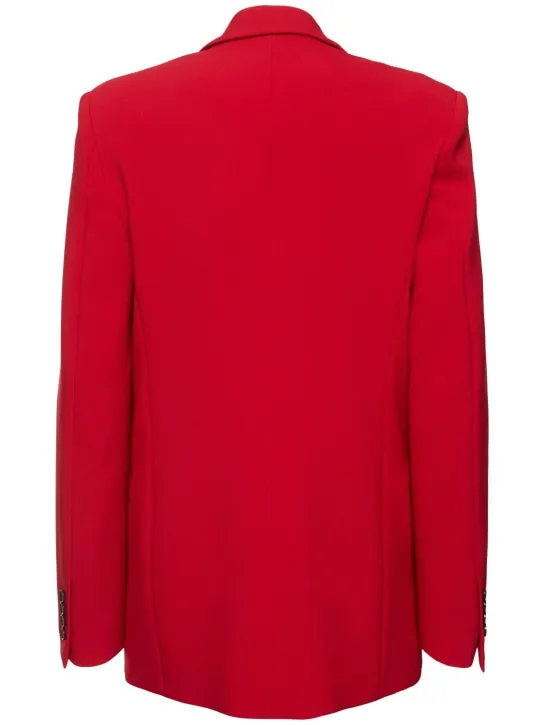 MSGM   Double crepe cady single breast jacket 