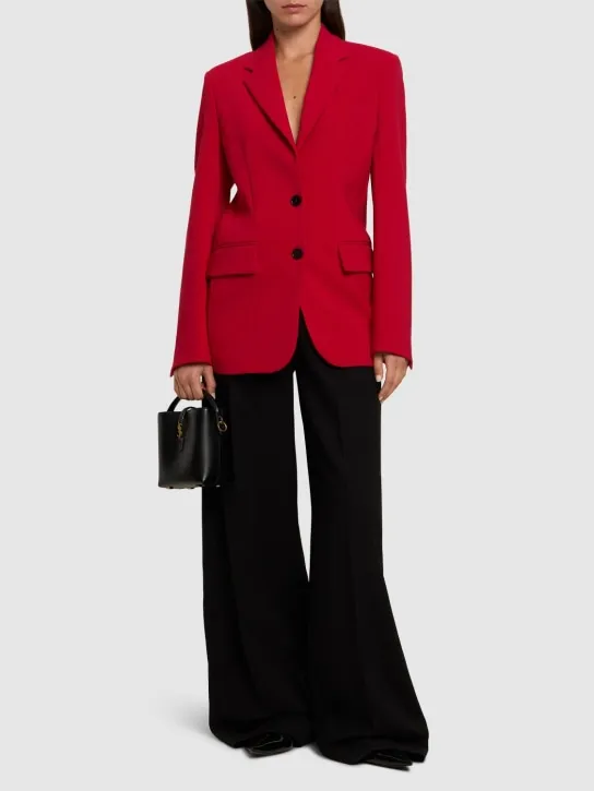 MSGM   Double crepe cady single breast jacket 