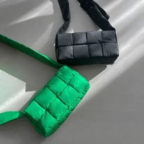 OH Quilted Puffer Handbag