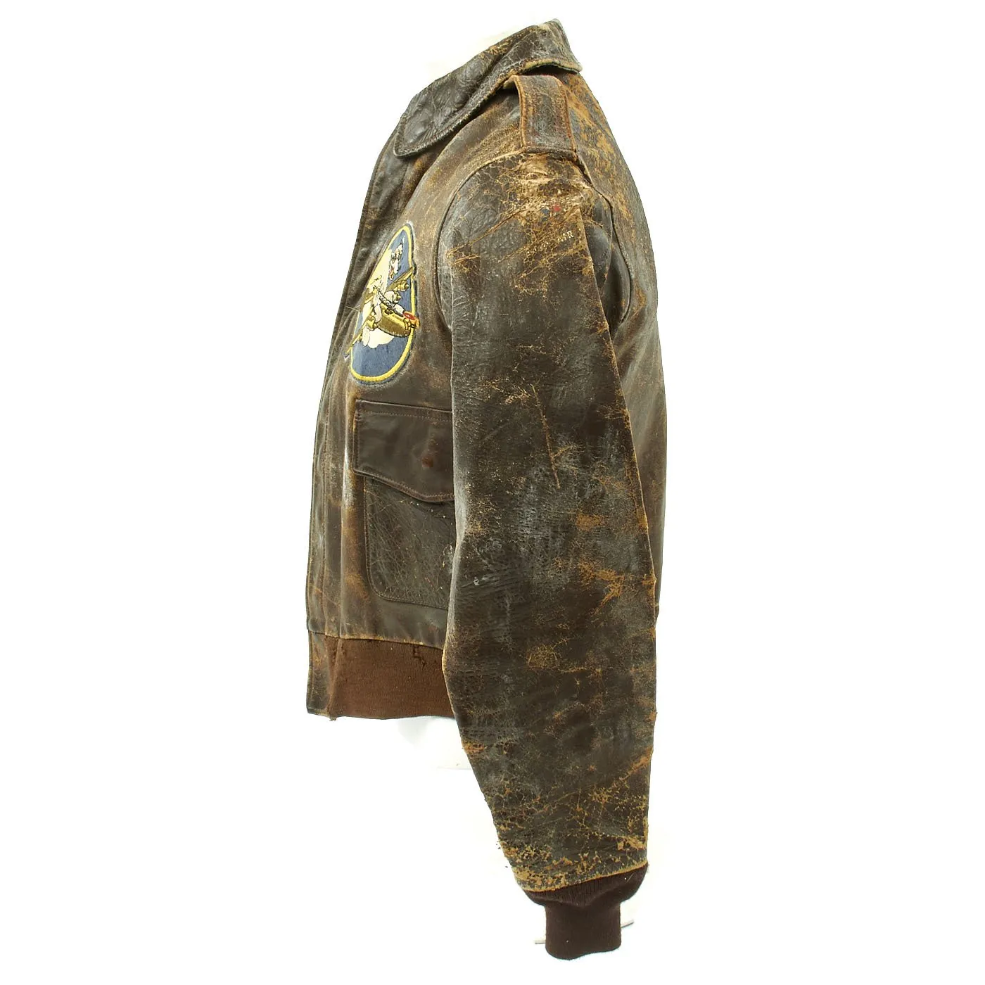 Original U.S. WWII Army Air Forces Flexible Gunnery School A-2 Flight Jacket