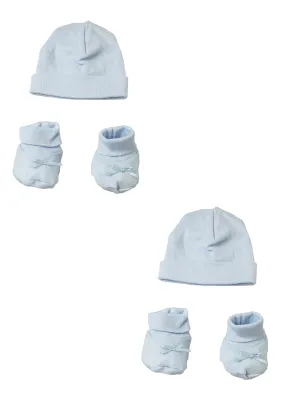 Preemie Cap and Bootie - 4 Pc Set