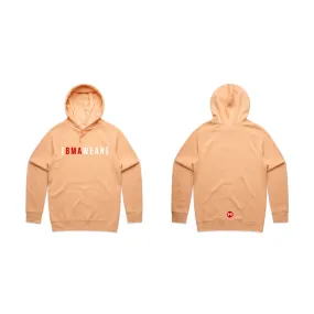 "BMA WEAR" PULLOVER HOODIE (PEACH)