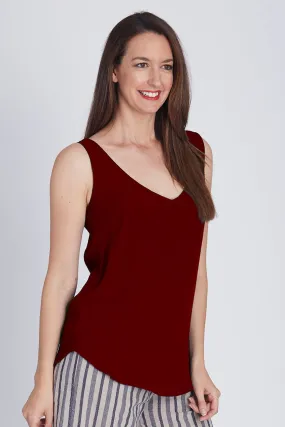 Reversible Shell Top - CHERRY 24355-S