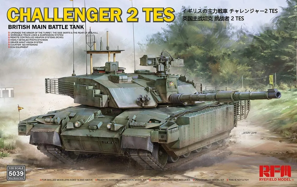 Ryefield Model 1/35 Challenger 2 TES British Main Battle Tank