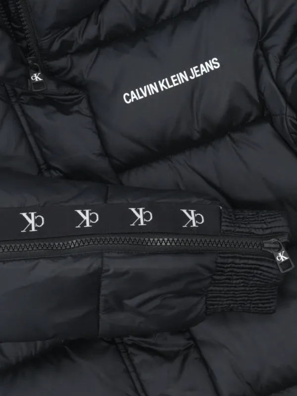 Shadow Metallic Jacket Fur Hood