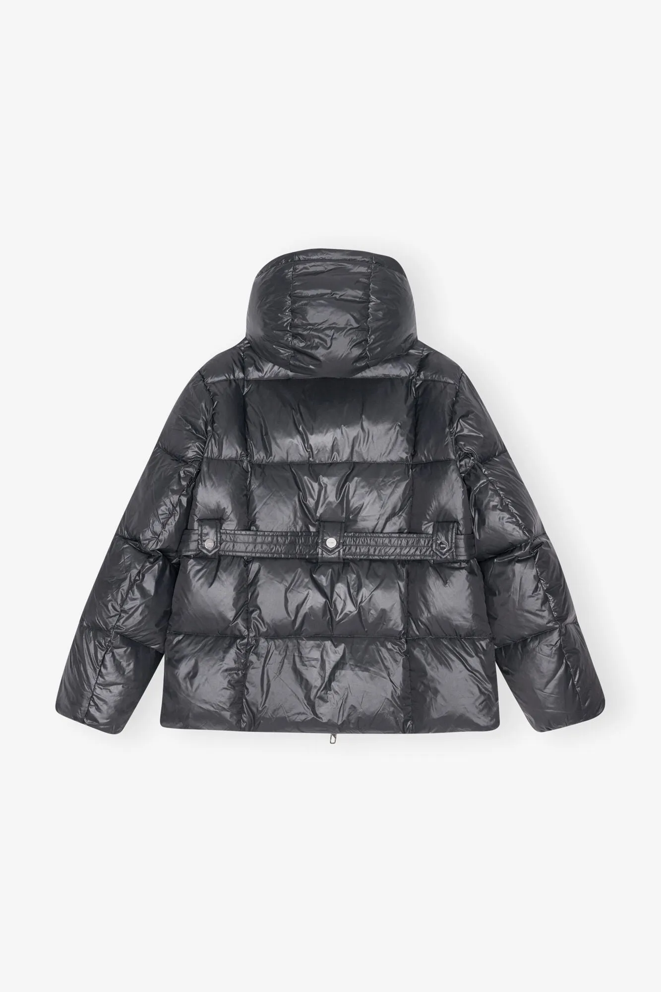 Shiny Nylon Puffer Jacket