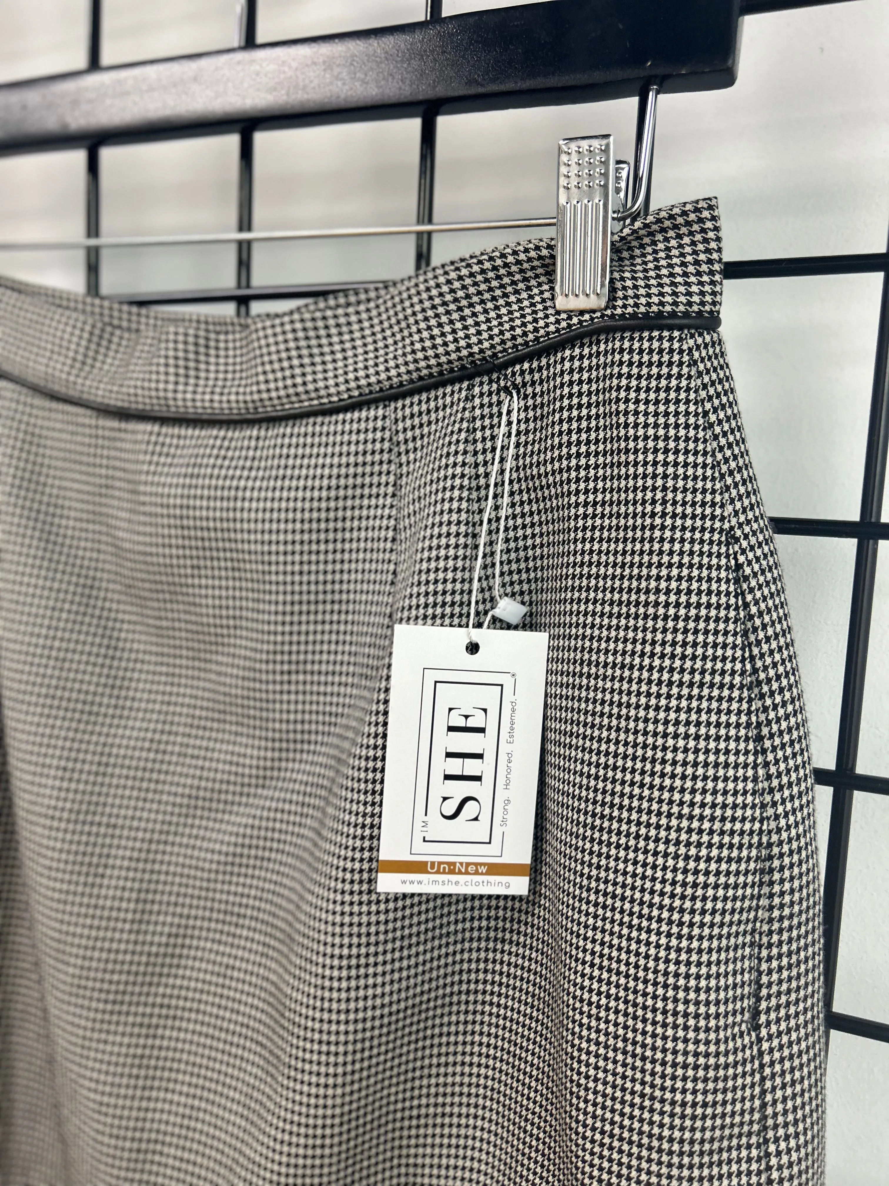 Size 12 Houndstooth Pencil Skirt