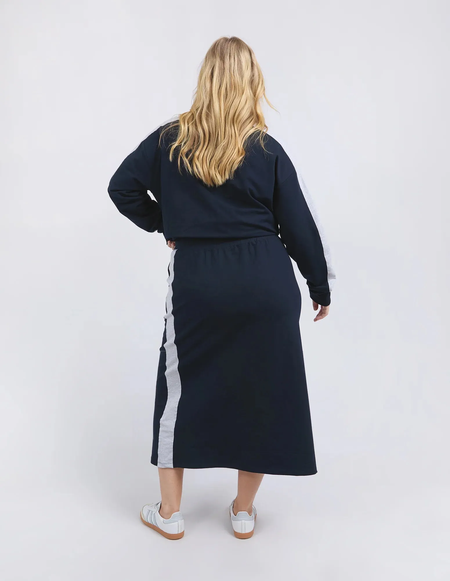 Sloan Fleece Skirt- Navy