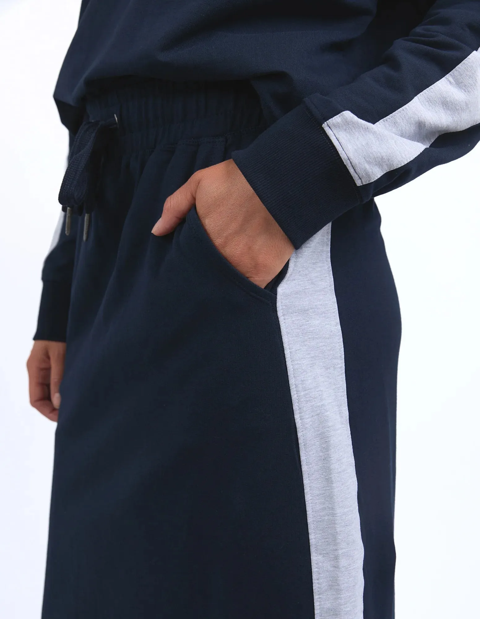 Sloan Fleece Skirt- Navy
