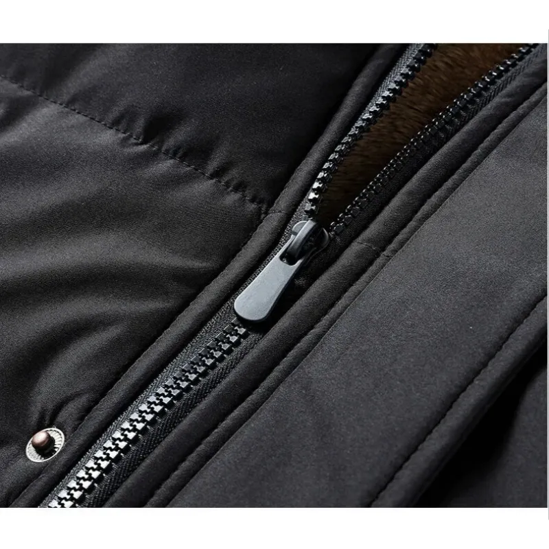 Stormen - Parka Winterjas Heren – Dik Gevoerd met Warmtebehoud en Bontkraag