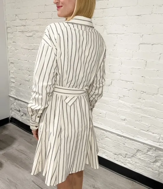 Striped Shirt Dress