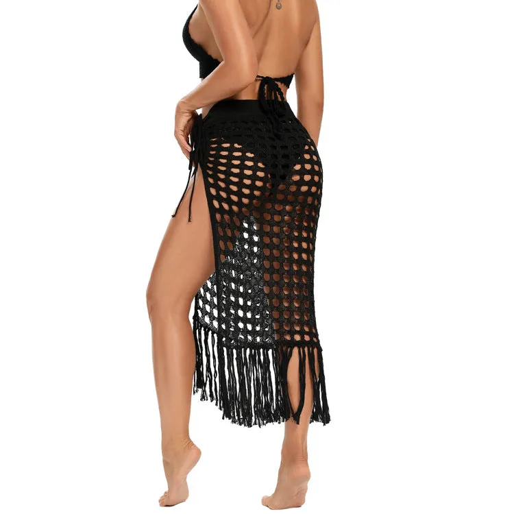 Summer Cover Up Crochet Skirt