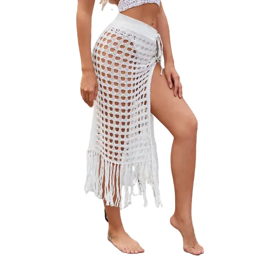 Summer Cover Up Crochet Skirt