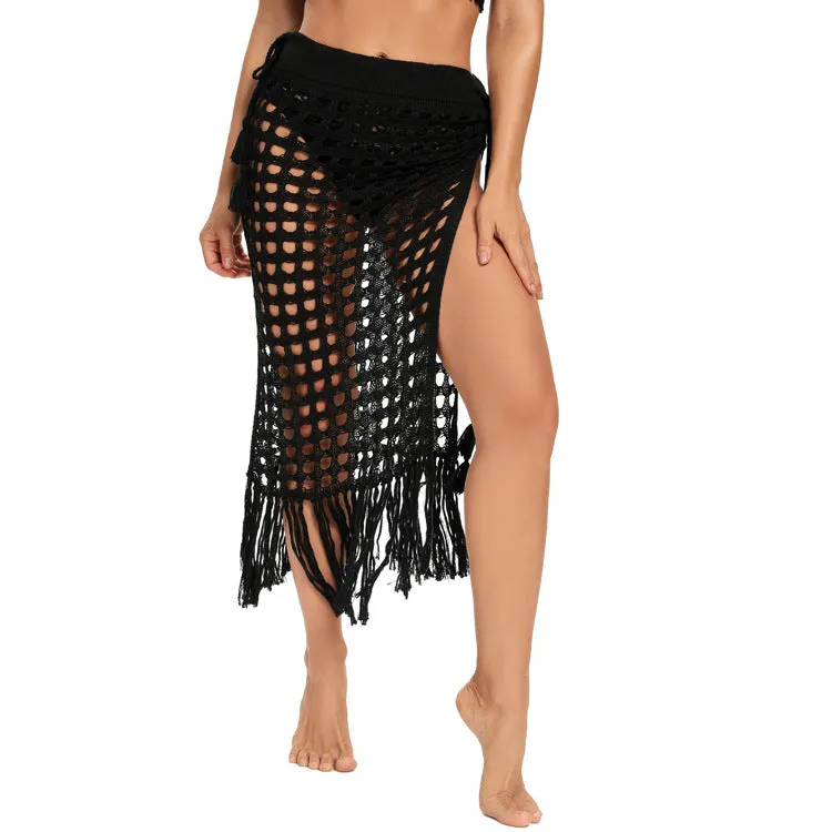 Summer Cover Up Crochet Skirt