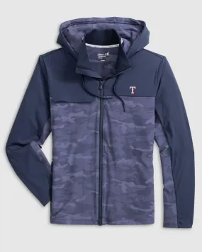 Texas Rangers Callahan Camo Hooded Performance Jacket